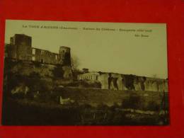 VAUCLUSE-LA TOUR D'AIGUES-RUINES DU CHATEAU-REMPARTS COTE MIDI - La Tour D'Aigues