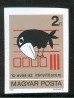 HUNGARY - 1983.Imperforated Stamp - 10th Anniv.of Postal Code  MNH!! Mi 3596B. - Unused Stamps