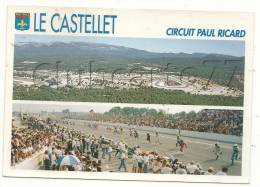 Le Castellet (83) : 2 Vues Du Circuit Paul Ricard Dont Départ D'une Course De Motos Bol D'Or En 1980 (animé). GF - Le Castellet