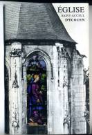 Fernand FEUGERE  Eglise Saint-Accueil D’Ecouen Vitraux Et église 1970 - Ile-de-France