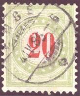 Heimat ZHS Enge (Zürich) 1885-04-04 Vollstemepl Auf Porto Zu#19BIIK - Postage Due