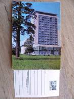 Postal Stationery Stamp Marked Card From USSR, Lithuania, Vilnius, 1977/10/13 Hotel - Lithuania