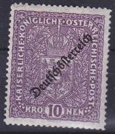 OOSTENRIJK - Michel - 1919 - Nr 246 IA (25x30) - MH* - Cote 110.00€ - Ongebruikt