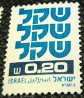 Israel 1980 The Shekel 0.20 - Mint - Unused Stamps (without Tabs)