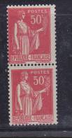 FRANCE N° 283 ROUGE TYPE PAIX DE ROULETTE NEUF SANS CHARNIERE - Neufs