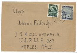 VER2477 - AUSTRIA , Lettera Diretta Ad Un P.O.W. A Napoli In Italia - Lettres & Documents