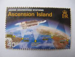 2-1547 Fusée Ariane 5 Lanceur Space Espace Satellite Station Downrange Kourou Brazil Gabon Kenya Ascension Island - Océanie