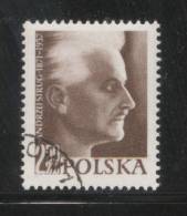 POLAND 1957 ANDRZEJ STRUGA USED Socialist Politician Freemason Publicist Independence Freedom Fighter - Franc-Maçonnerie