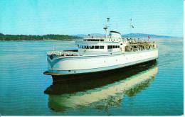 M.V. Queen Of Tsawwassen - Victoria British Columbia B.C. - Boat Bateau Ferry - VG Condition - 2 Scans - Victoria