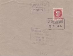 LETTRE LIBERATION DE LYON - Liberazione