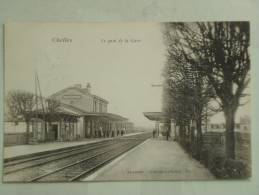 CHELLES  ( 77 ) LE QUAI DE LA GARE  CPA - Chelles