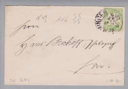 Heimat DE Bayern Memmingen 1888-01-02 Auf Brief 3 Kreuzer - Interi Postali
