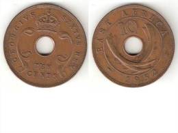 East Africa 10 Cents 1952  Km 34   Xf+ - Colonia Britannica