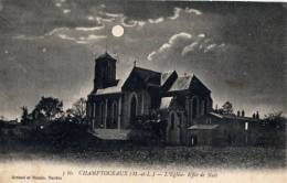 49- CHAMPTOCEAUX - L'Eglise- Effet De Nuit 3bis - Champtoceaux