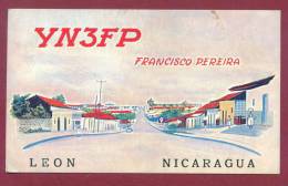 120638 / City Views  QSL Card - 1966 LEON , NICARAGUA  Radio Bulgaria - Radio Amateur