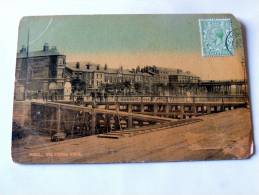 Carte Postale Ancienne : HULL : Victoria Pier With Stamp - Hull