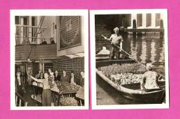 Bloemencentrum - Aalsmeer Holland - Crieur L. OPSTEKER - Fleurs - Serres - Animée - P. JAGER - 10 Snapshots 9 X 7 Cm - Aalsmeer