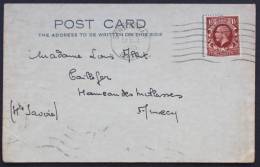 Carte Postale / Post Card 1935 Streatham --> Annecy, 1 1/2p - Cartas & Documentos