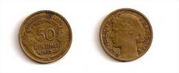 50 Centimes - Morlon, 9 Ouvert - Bronze-Aluminium - ETAT TTB - 1933 - G 423 - F 192-10 - 50 Centimes