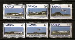 Samoa 1988 N° 649 / 54 ** Avions, Aéroport, Faleolo, Boeing 737, DHC Twin Otter, Douglas, Tour De Controle, Automobiles - St.Lucie (1979-...)