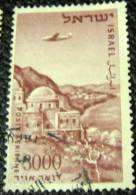 Israel 1953 Airmail Tomb Of Meir Baal Haness 3000pr - Used - Used Stamps (without Tabs)