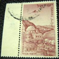 Israel 1953 Airmail Tomb Of Meir Baal Haness 3000pr - Used - Gebraucht (ohne Tabs)