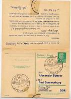 Sost. MESSEHAUS MARKT LEIPZIG 1970 Auf DDR P70 II  Antwort-Postkarte ZUDRUCK BÖTTNER #2 - Privé Postkaarten - Gebruikt