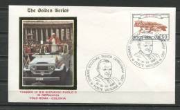 Vatican City 1980 Cover Special Cancel Pope John Paul II The Golden Series - Lettres & Documents