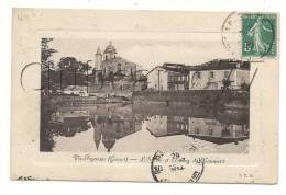 Vic-Fezensac (32) : Les Habitations Aux Bords De L'étang Et Vue Sur L'église En 1906. - Vic-Fezensac