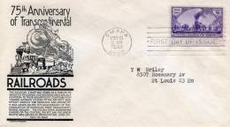 1944 USA First Day Cover - 1941-1950