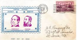 1937 USA First Day Cover - 1851-1940