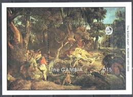 Gambia 1990 Paul Rubens - Art. Painting Mi.bl.103 -MNH (**) - Gambie (1965-...)