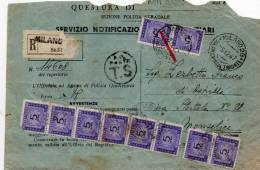 1947  LETTERA CON ANNULLO MILANO 29 - Postage Due