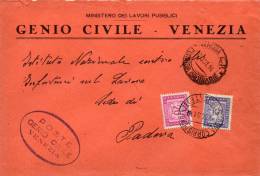 1951  LETTERA CON ANNULLO VENEZIA - Taxe