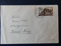 33/114    LETTRE   1949 - Storia Postale