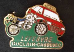Pin´s Badge Pin PEUGEOT Auto Moto école Lefebvre Duclair-Caudebec.superbe Egf - Peugeot