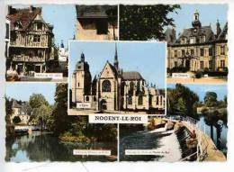 Nogent Le Roi Multivues - Maison Chateau Eure Ruffin Vannage Moulin Roi église Colorisée Dentelée - Nogent Le Roi