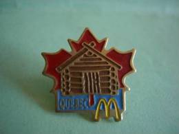 PIN'S MAC DONAL'S QUEBEC  PINS EPINGLETTE - McDonald's