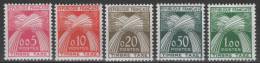 Timbres Taxes N° 90 à 94 Neuf ** Gomme D'Origine  TTB - 1859-1959 Postfris
