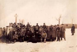 CHASSE: CHASSEURS Et SANGLIERS - KIPRIANOVSKAYA DACHA / KISHINEVSKAGO LESNICHESTVA - PHOTO ANCIENNE - 11 X 16 CM (n-595) - Moldova