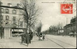 92-HAUTS DE SEINE--BOULOGNE SUR SEINE / AVENUE DE LA REINE   ECRITE ‹(•¿• )› - Boulogne Billancourt