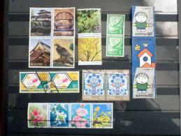 Japan - Japon - Mixed Selection Of Used Stamps - All Different - Various Years - Lot 15 - Colecciones & Series