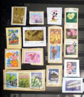 Japan - Japon - Mixed Selection Of Used Stamps On Paper - Various Years - Lot 16 - Verzamelingen & Reeksen
