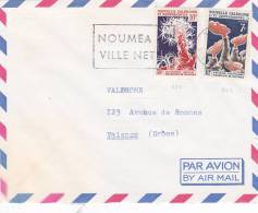 MARCOPHILIE, Nouvellecalédonies, Lettre , 1964 , NOUMEA, Yv 322.323 Aquarium Nouméa /3409 - Brieven En Documenten