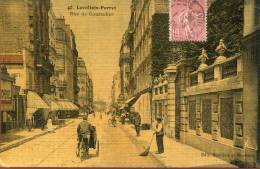 92-HAUTS DE SEINE--LEVALLOIS-PERRET / RUE DE COURCELLES  ECRITE ‹(•¿• )› - Levallois Perret