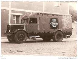 PHOTO. CAMION PUBLICITAIRE  CAFE CREMOR.   A VOIR  REF  10768 - Camions & Poids Lourds