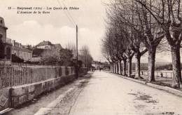 SEYSSEL LES QUAIS DU RHONE L AVENUE DE LA GARE - Seyssel