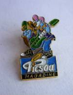 PIN´S  DISNEY  - " MICKEY " - PICSOU MAGAZINE - Pin's