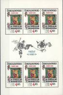 #Czechoslovakia 1984. [65] Prag Castle Treasures. Sheetlet. Michel 2774. MNH(**) - Blocks & Sheetlets