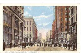 SOUTH AVENUE FROM ST.PAUL ST ROCHESTER ,COULEUR,PERSONNAGES   REF 31687 - Rochester